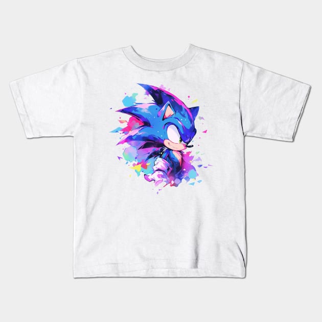 sonic Kids T-Shirt by piratesnow